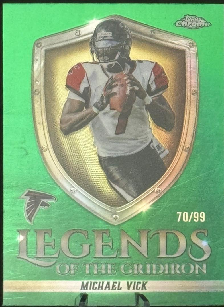 Michael Vick [Green Refractor] #LOG-2