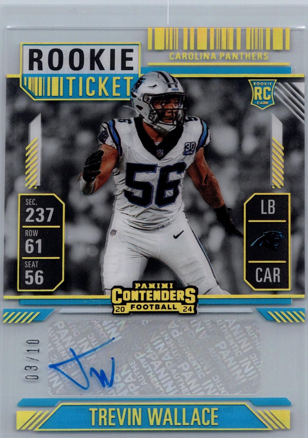 Trevin Wallace [Clear Ticket Autograph] #205
