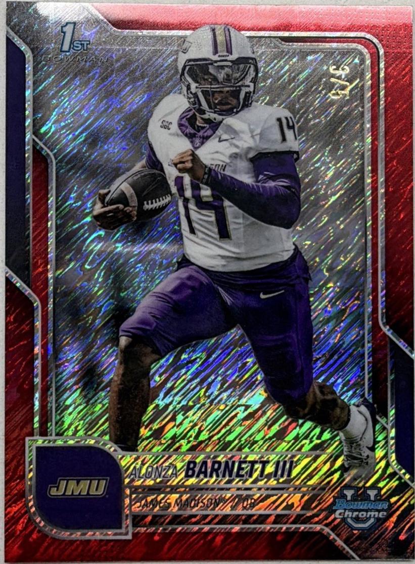 Alonza Barnett III [Red Shimmer Refractor] #35