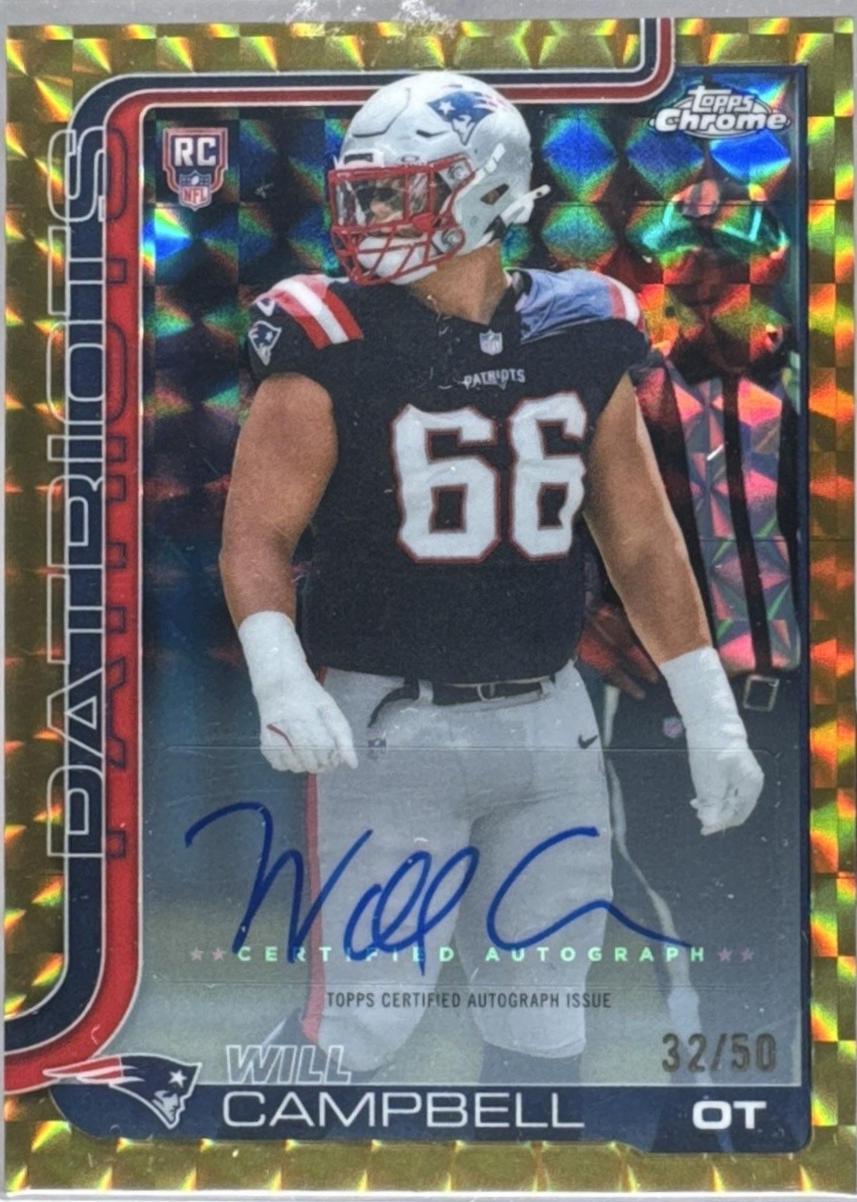 Will Campbell [Gold Geometric Refractor] #RA-WC