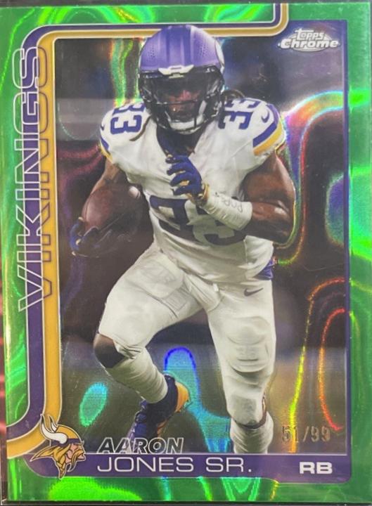 Aaron Jones Sr. [Green Lava] #201