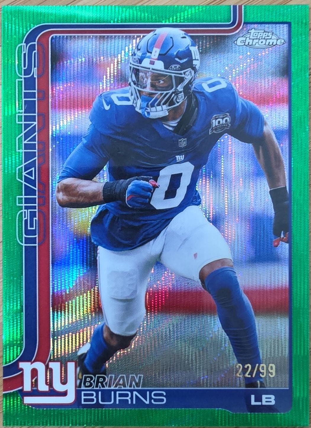 Brian Burns [Green Wave Refractor] #234