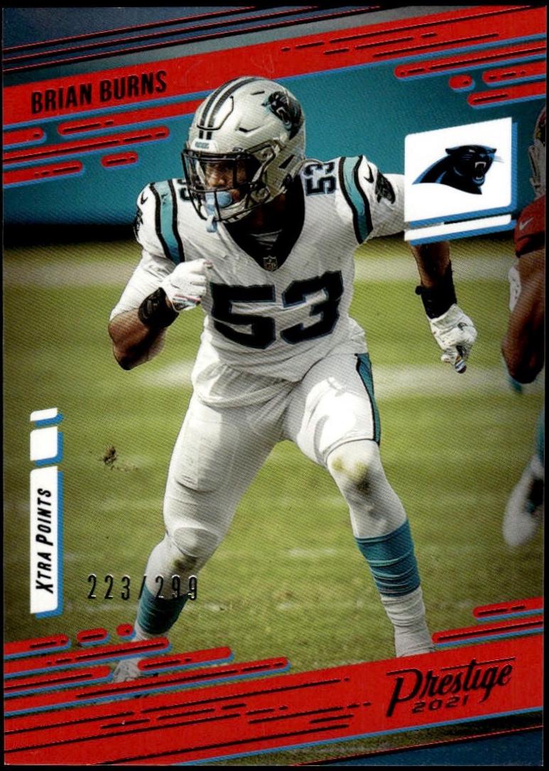 Brian Burns [Xtra Points Premium Red] #79