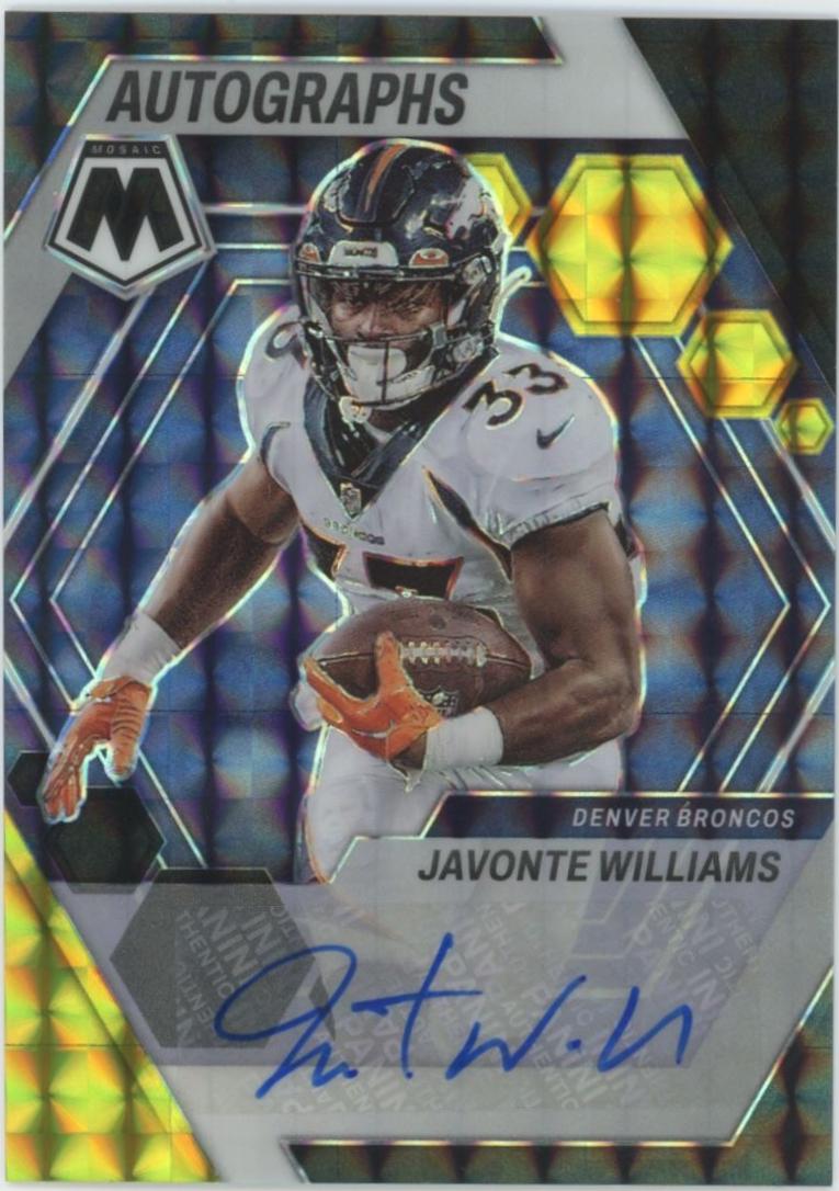 Javonte Williams [Black Gold Choice] #AH-JW