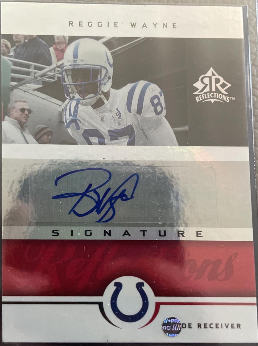 Reggie Wayne [Gold] #SR-RA