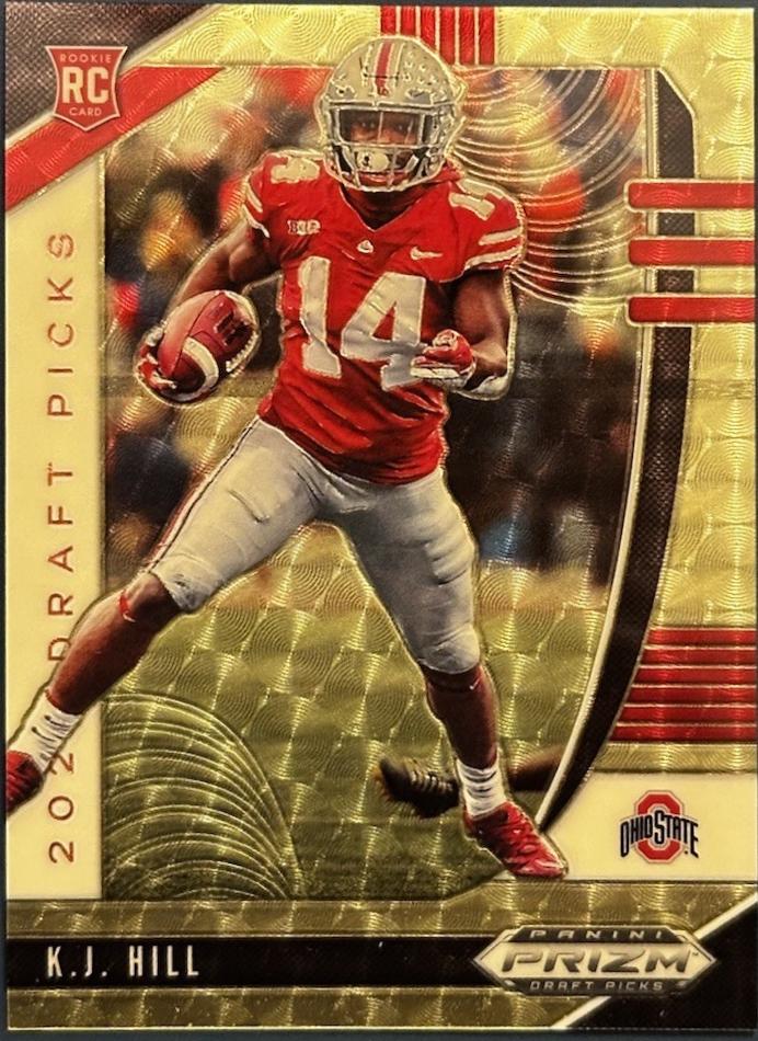K.J. Hill [Gold Prizm] #118