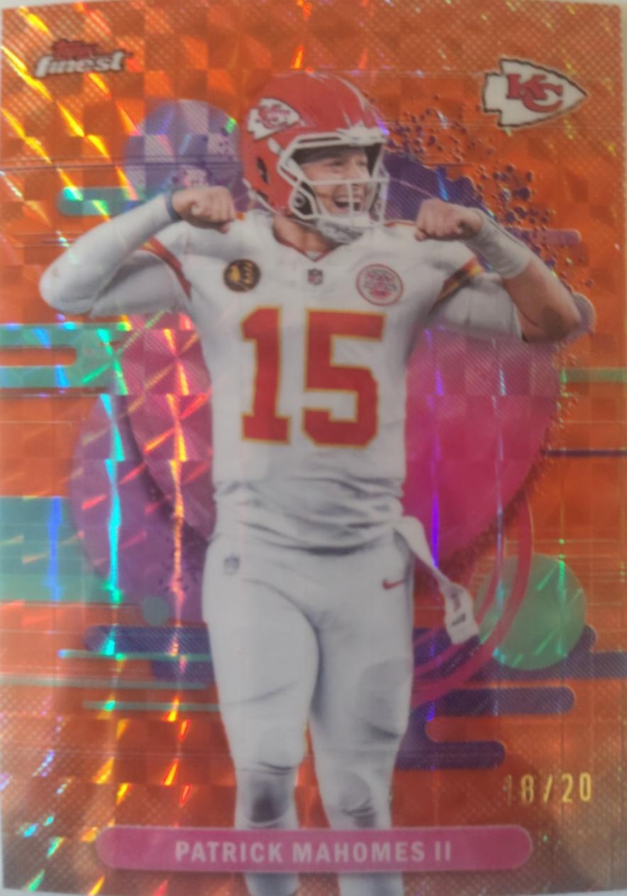 Patrick Mahomes II [Orange Geometric] #136