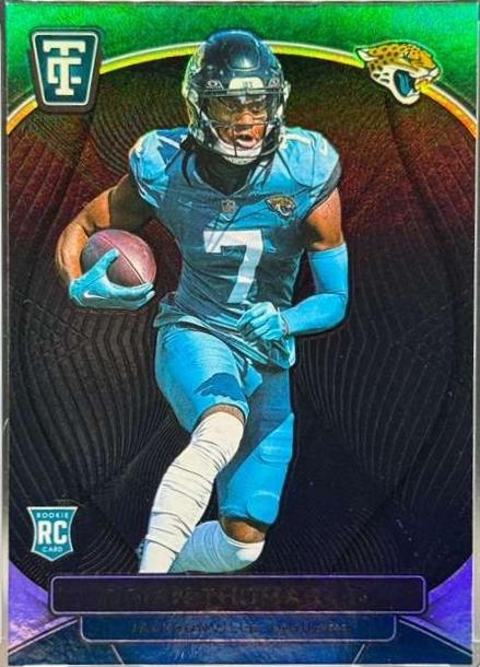 Brian Thomas Jr. [Mirror Platinum Green] #108