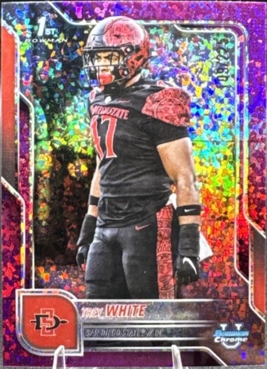Trey White [Fuchsia Mini-Diamond Refractor] #25