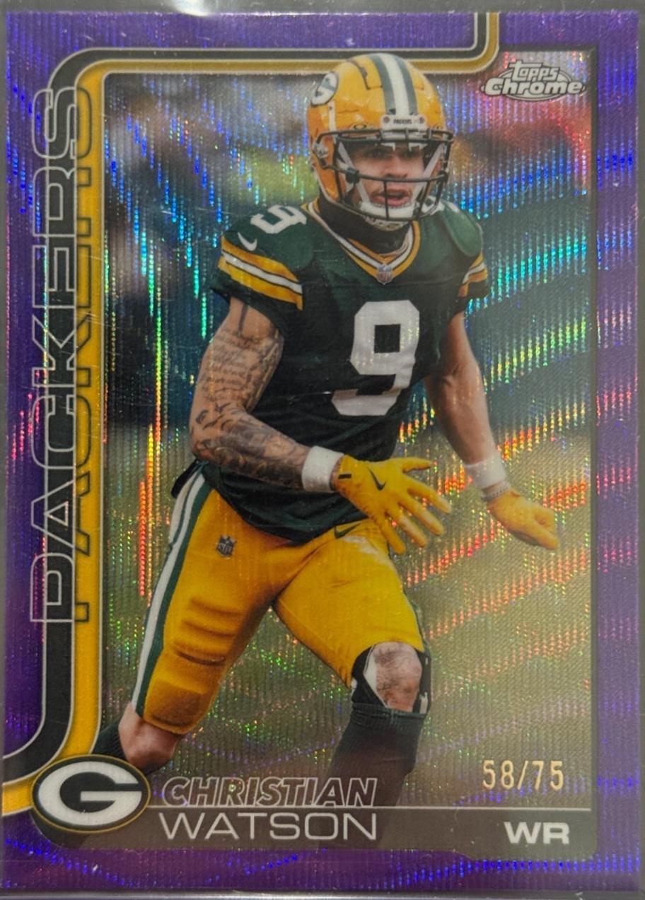 Christian Watson [Purple Wave Refractor] #112