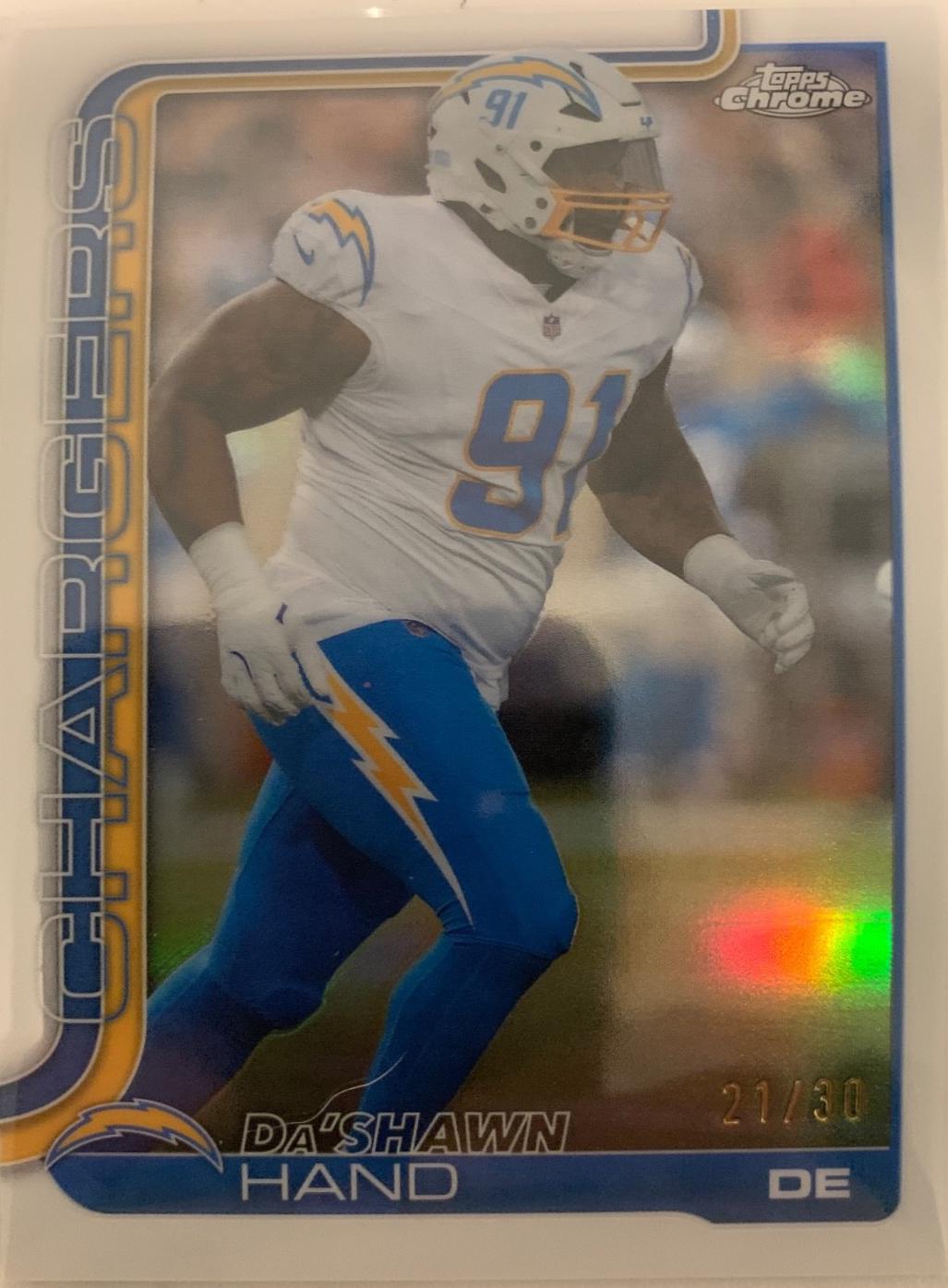 Da'Shawn Hand [White Refractor] #164