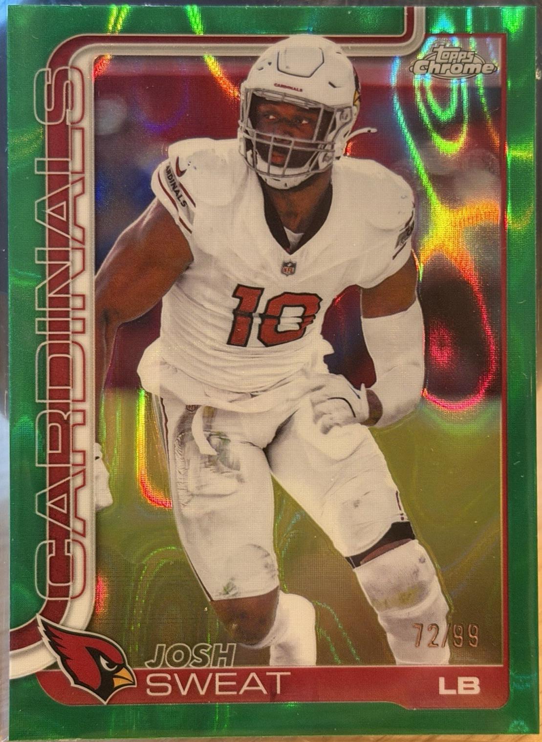 Josh Sweat [Green Refractor] #10