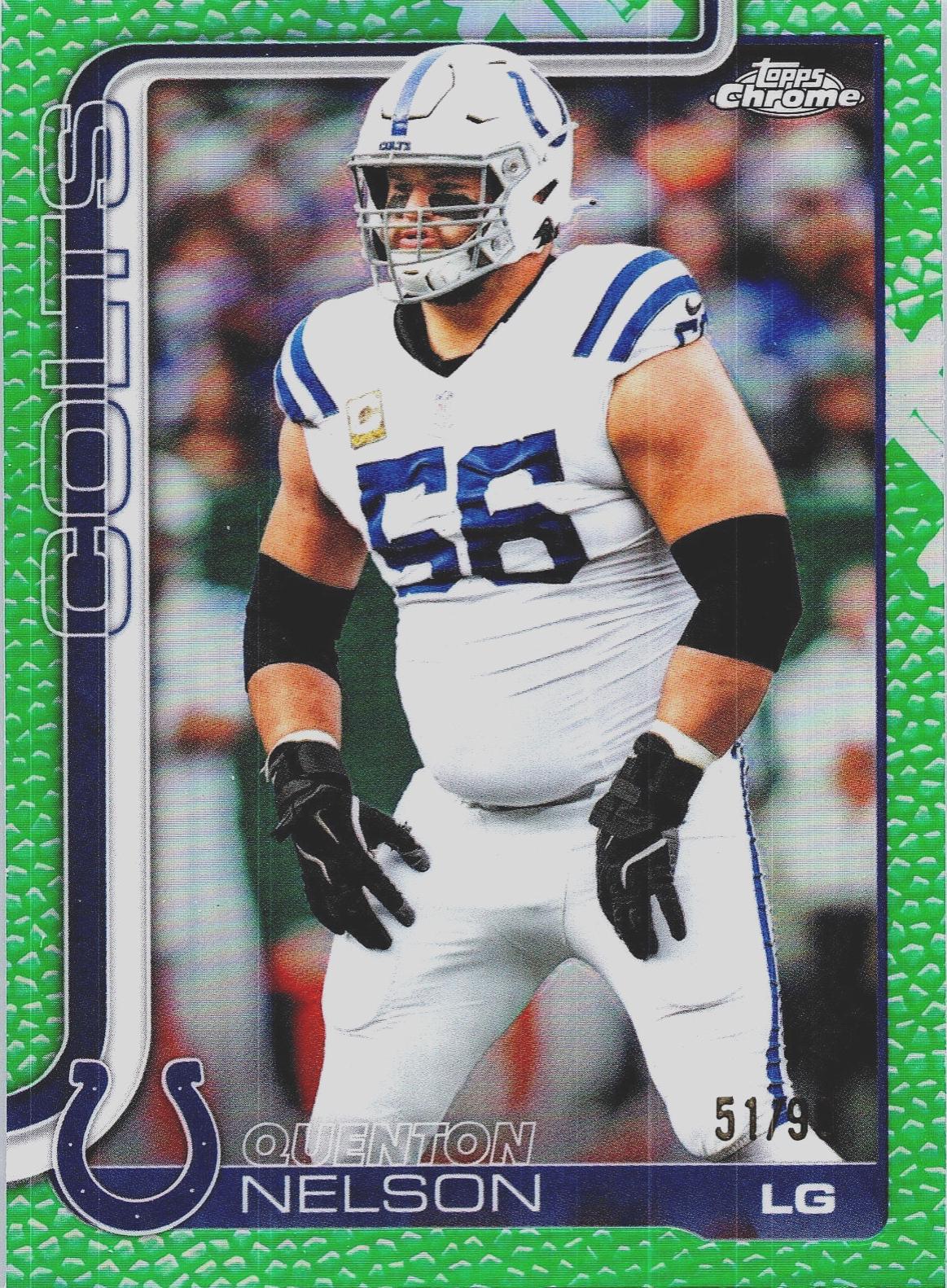 Quenton Nelson [Leather Green] #144