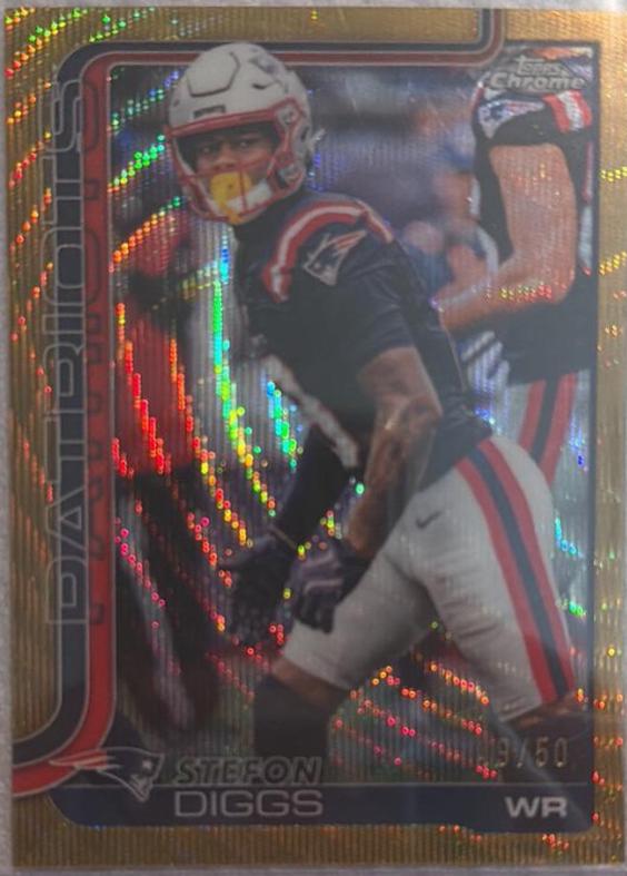 Stefon Diggs [Gold Wave Refractor] #205