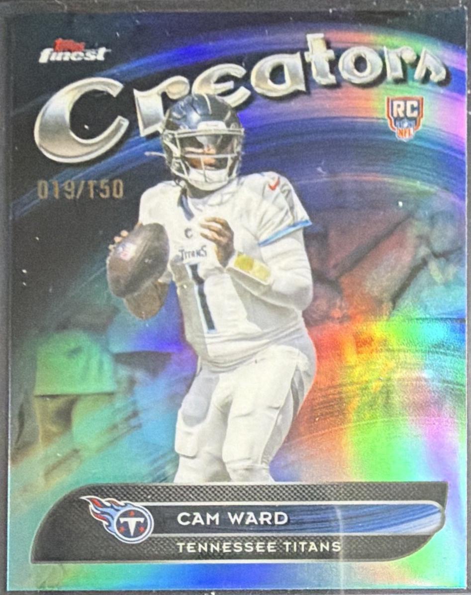 Cam Ward [Blue Refractor] #CR-29