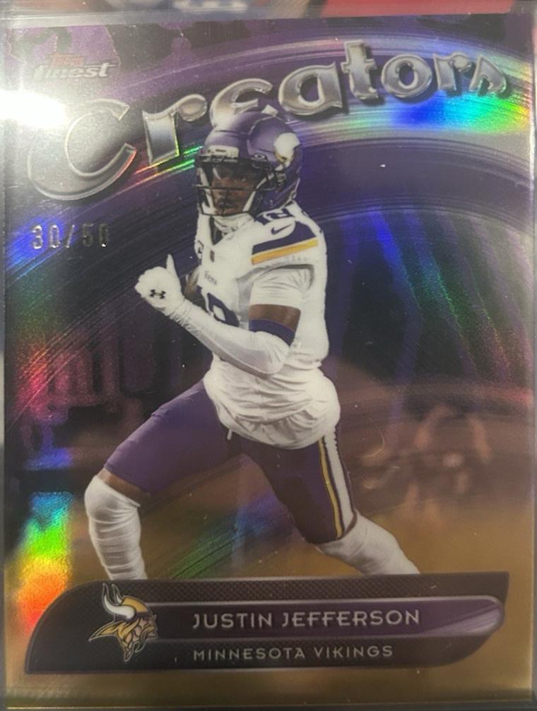 Justin Jefferson [Purple Refractor] #CR-20