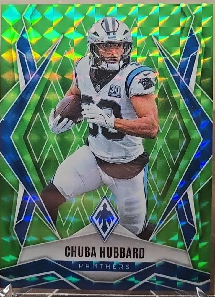 Chuba Hubbard [Lime Green Pyramids] #75