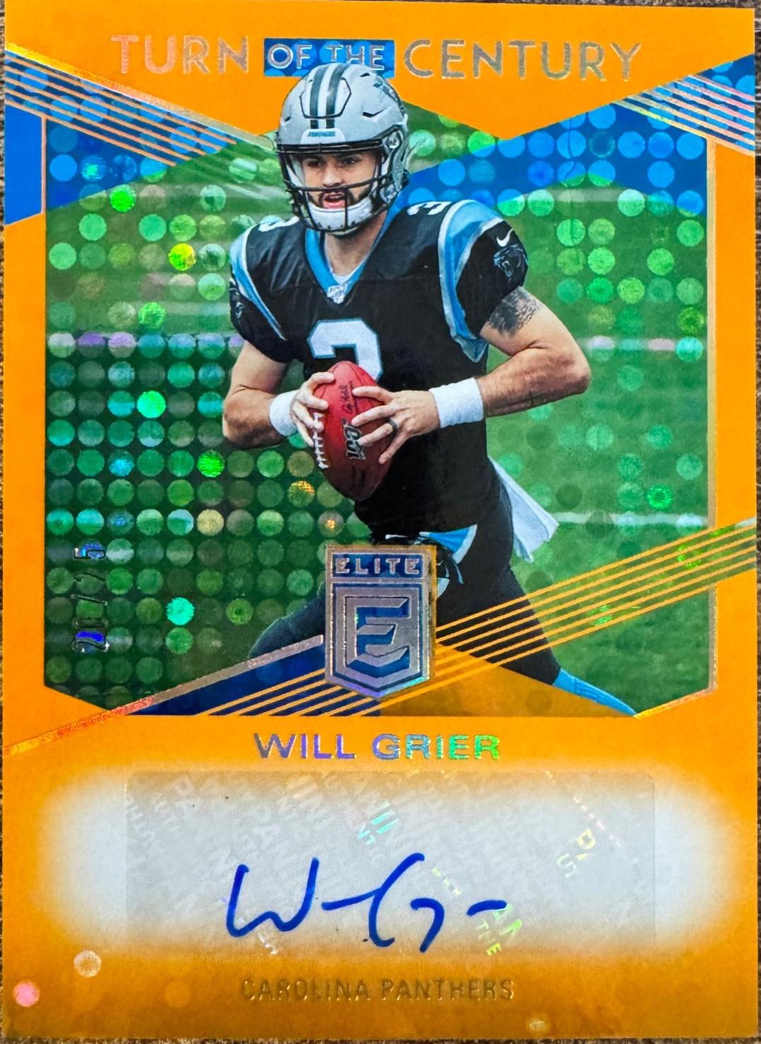 Will Grier [Orange] #TC-WG1