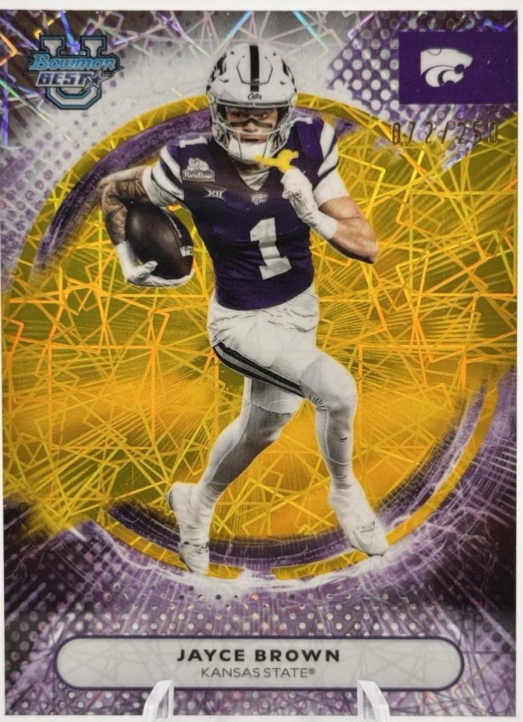 Jayce Brown [Yellow Lazer Refractor] #17