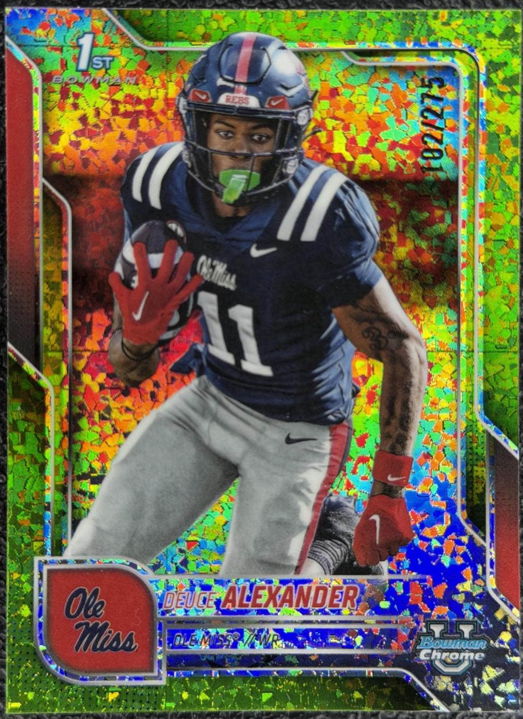 Deuce Alexander [Lime Green Mini-Diamond Refractor] #81
