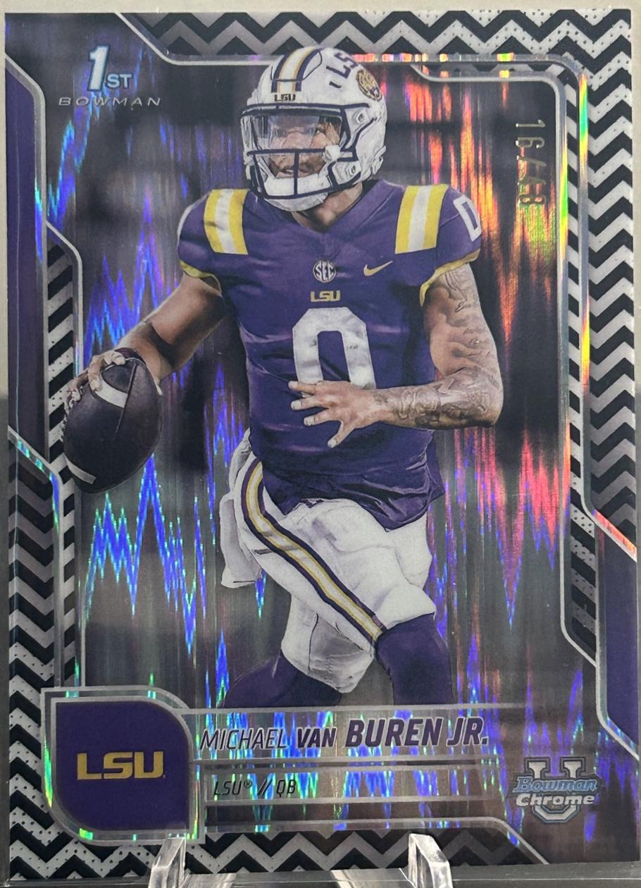 Michael Van Buren Jr. [Black White Stealth Refractor] #53