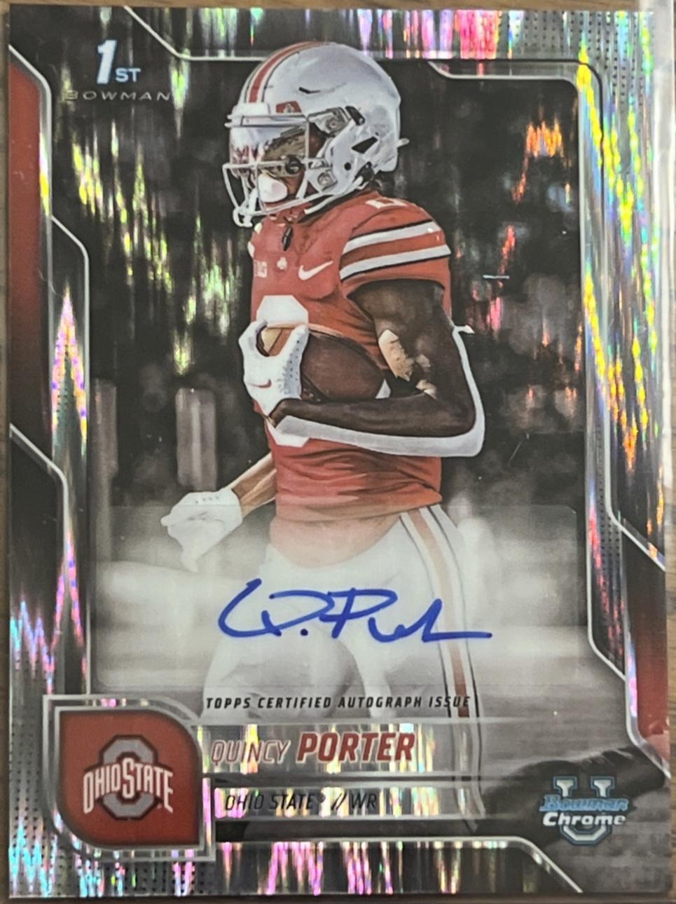 Quincy Porter [Stealth Refractor] #BCA-QPO