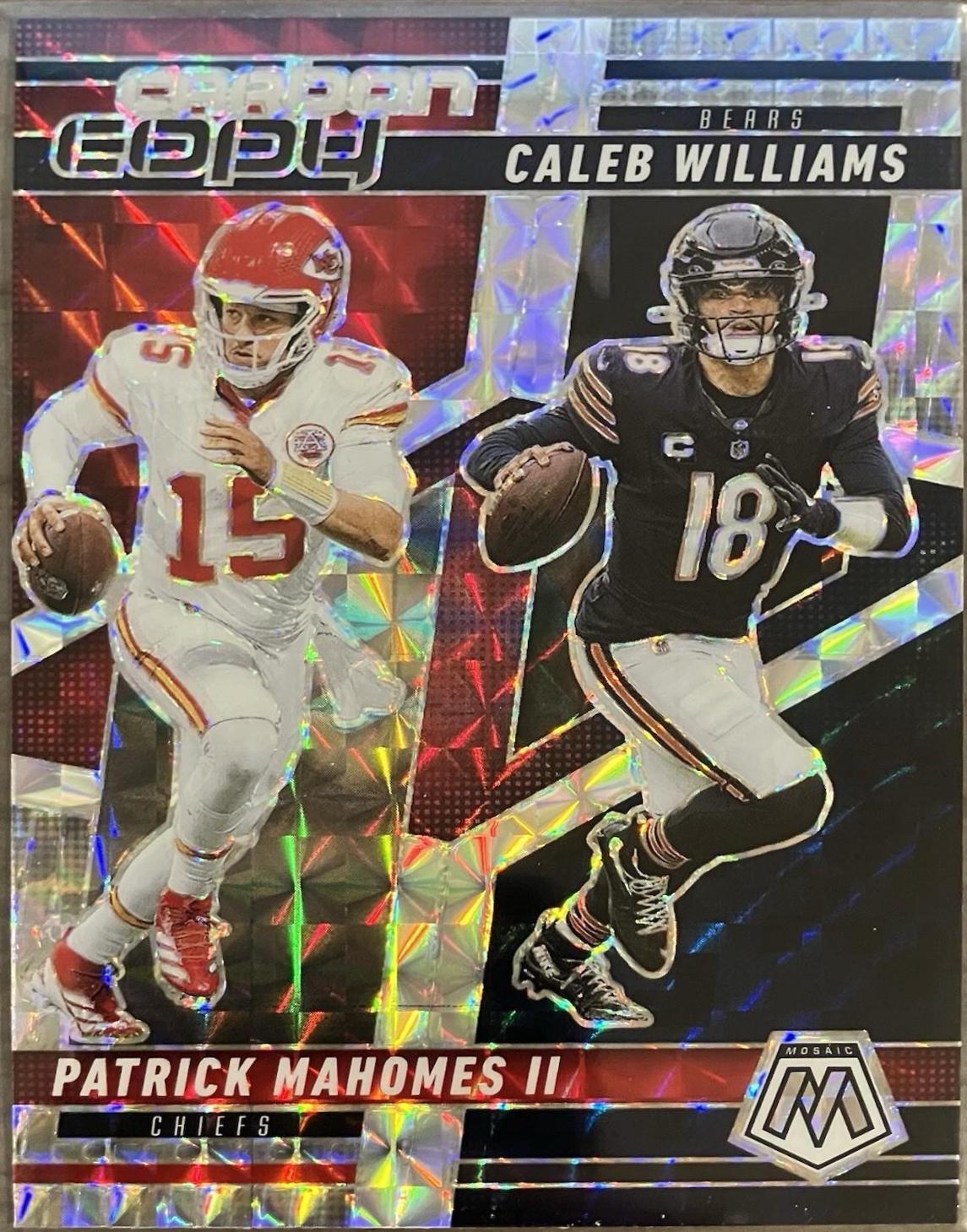 Caleb Williams/Patrick Mahomes II [Red Blue] #CC0-10
