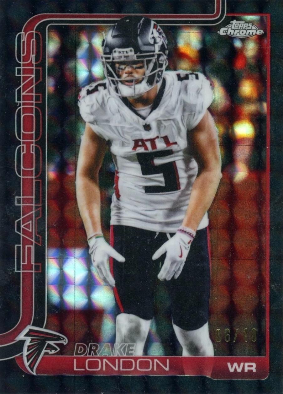Drake London [Black Geometric Refractor] #12
