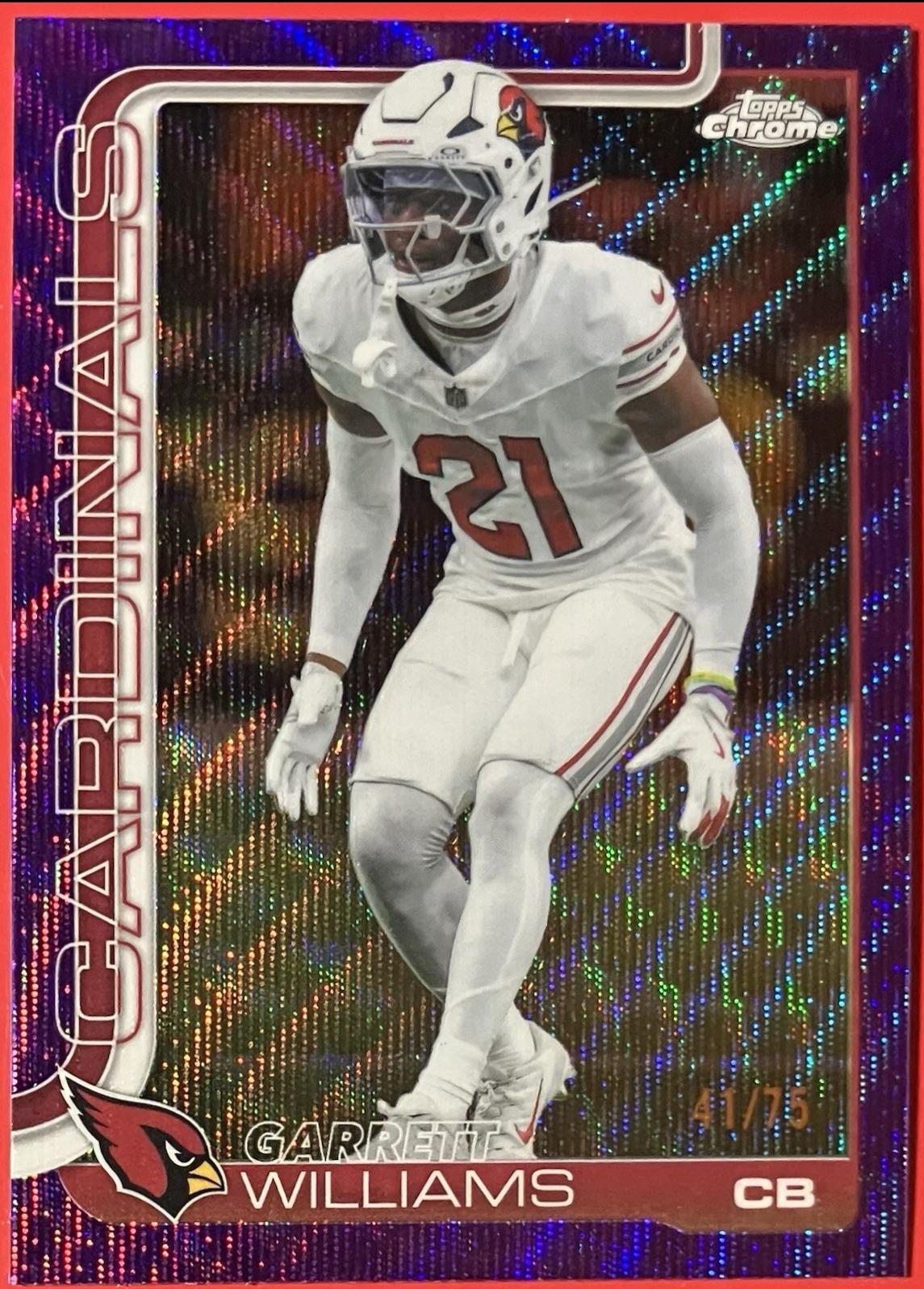 Garrett Williams [Purple Wave Refractor] #6