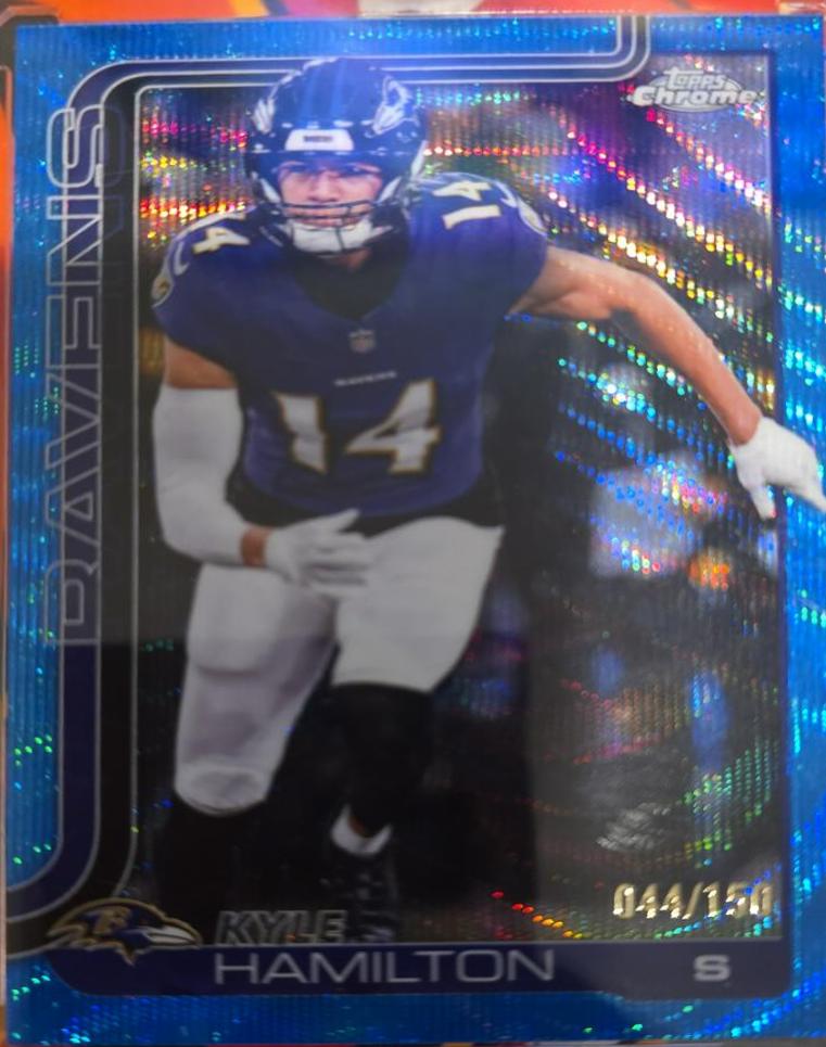 Kyle Hamilton [Blue Wave Refractor] #29