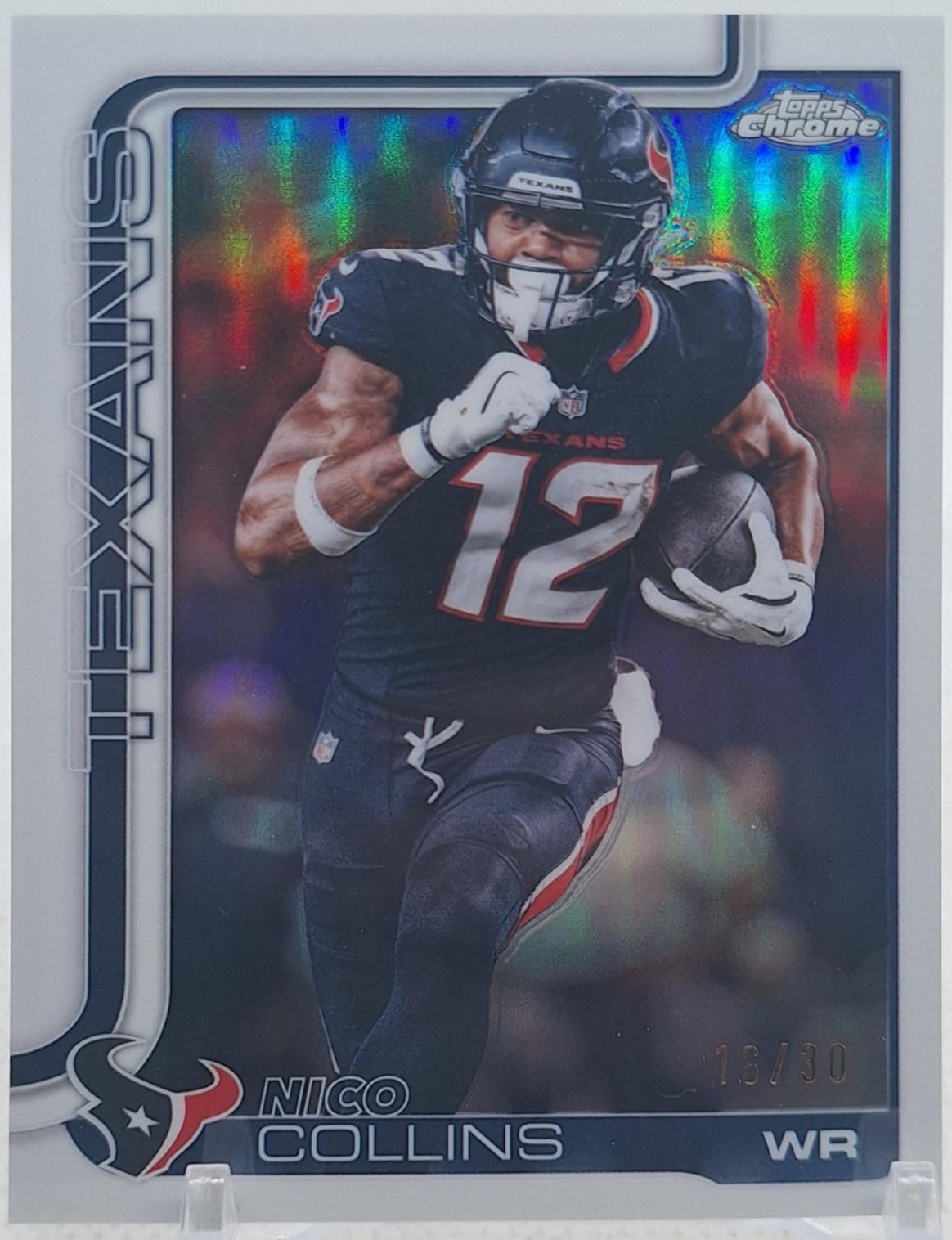 Nico Collins [White Refractor] #115