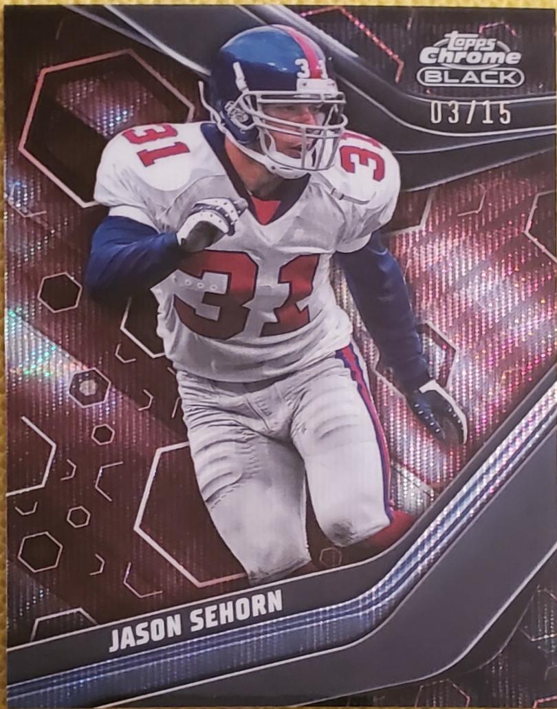 Jason Sehorn [Black Geometric] #15
