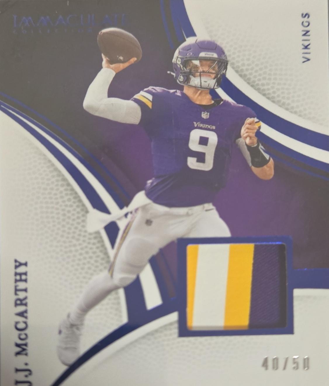 J.J. McCarthy [Blue] #87