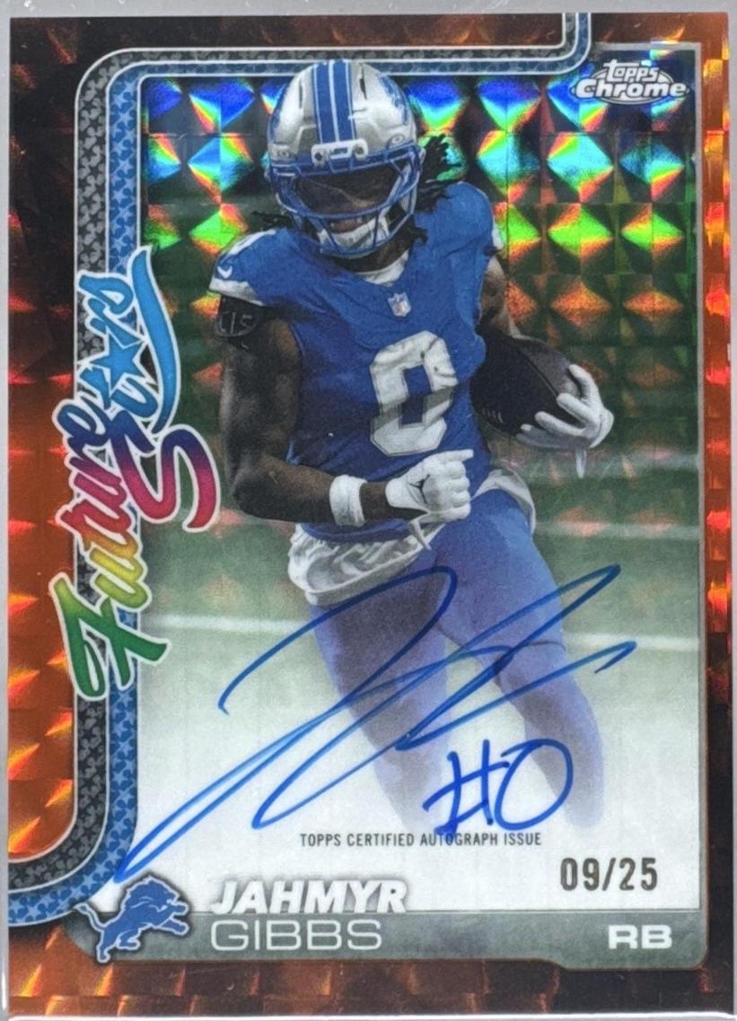 Jahmyr Gibbs [Orange Geometric Refractor] #FSA-JG