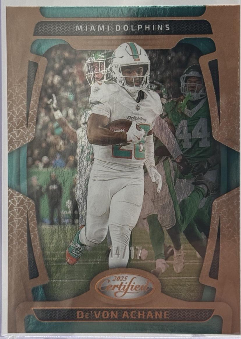 De'Von Achane [Bronze Mirror] #63