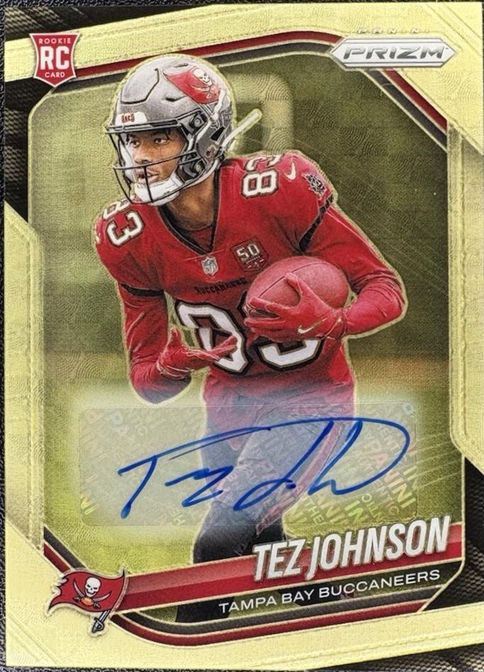 Tez Johnson [Autograph Gold Vinyl] #381