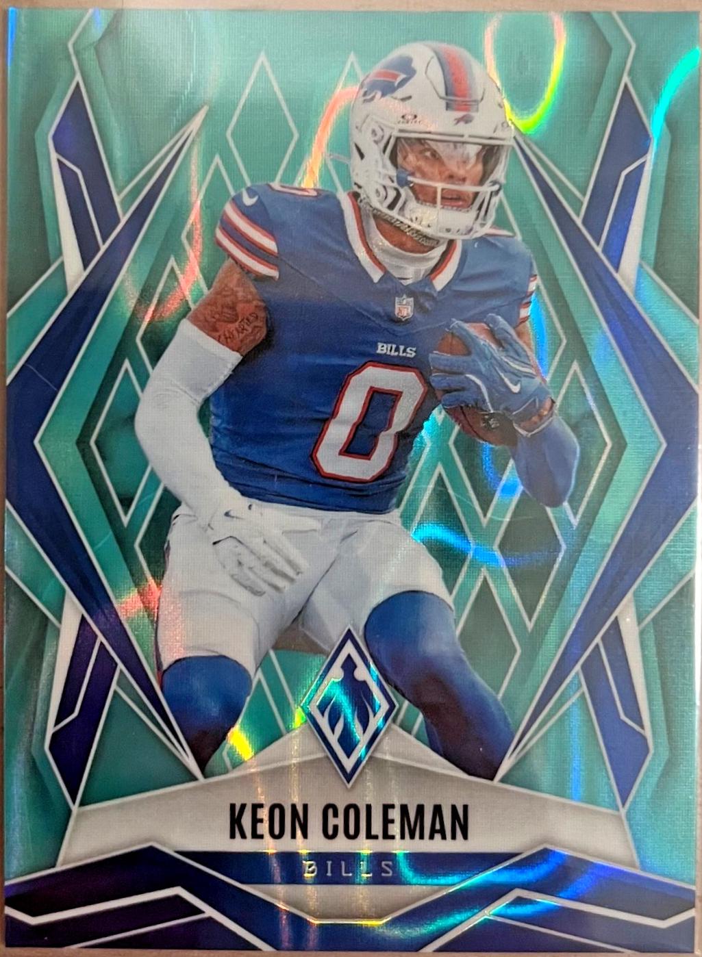 Keon Coleman [Silver Seismic] #25
