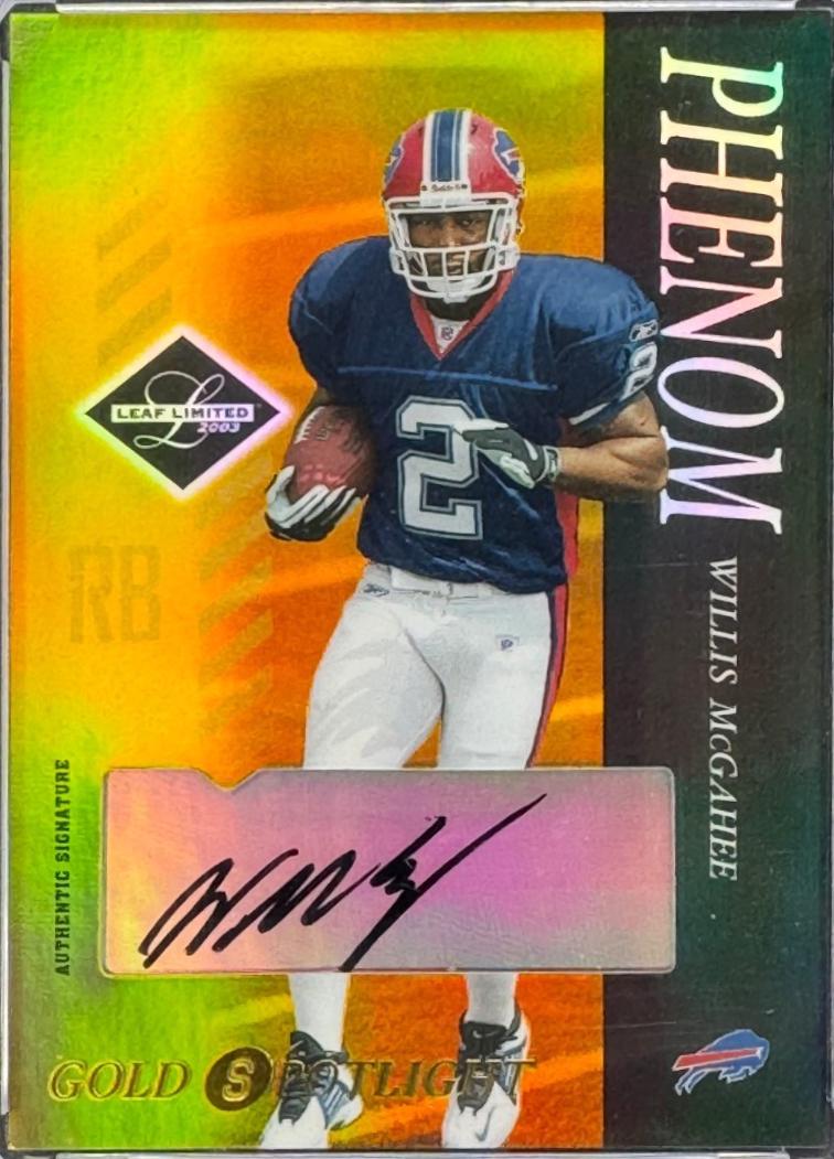 Willis McGahee [Autograph Gold Spotlight] #140