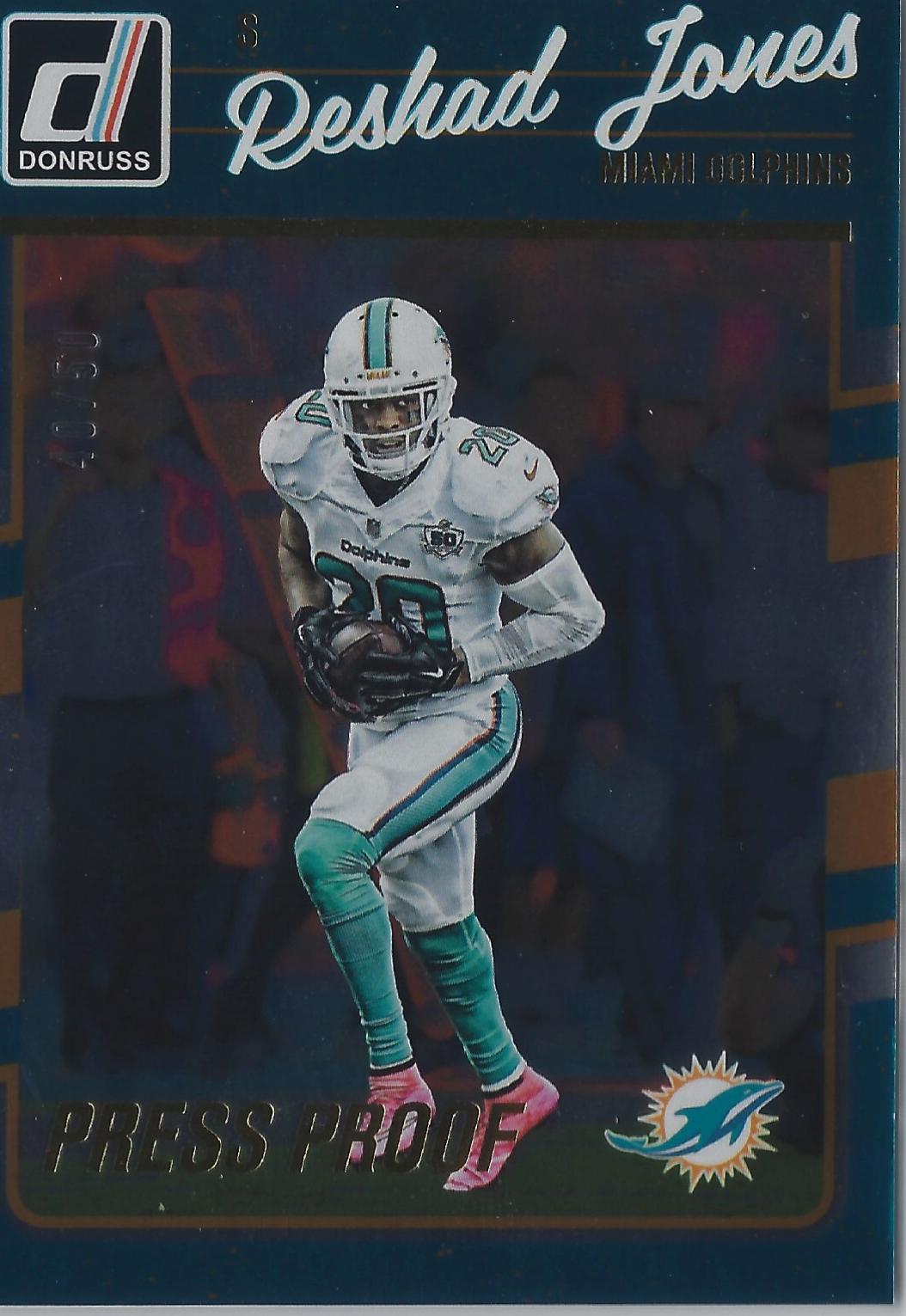 Reshad Jones [Press Proof Gold] #165