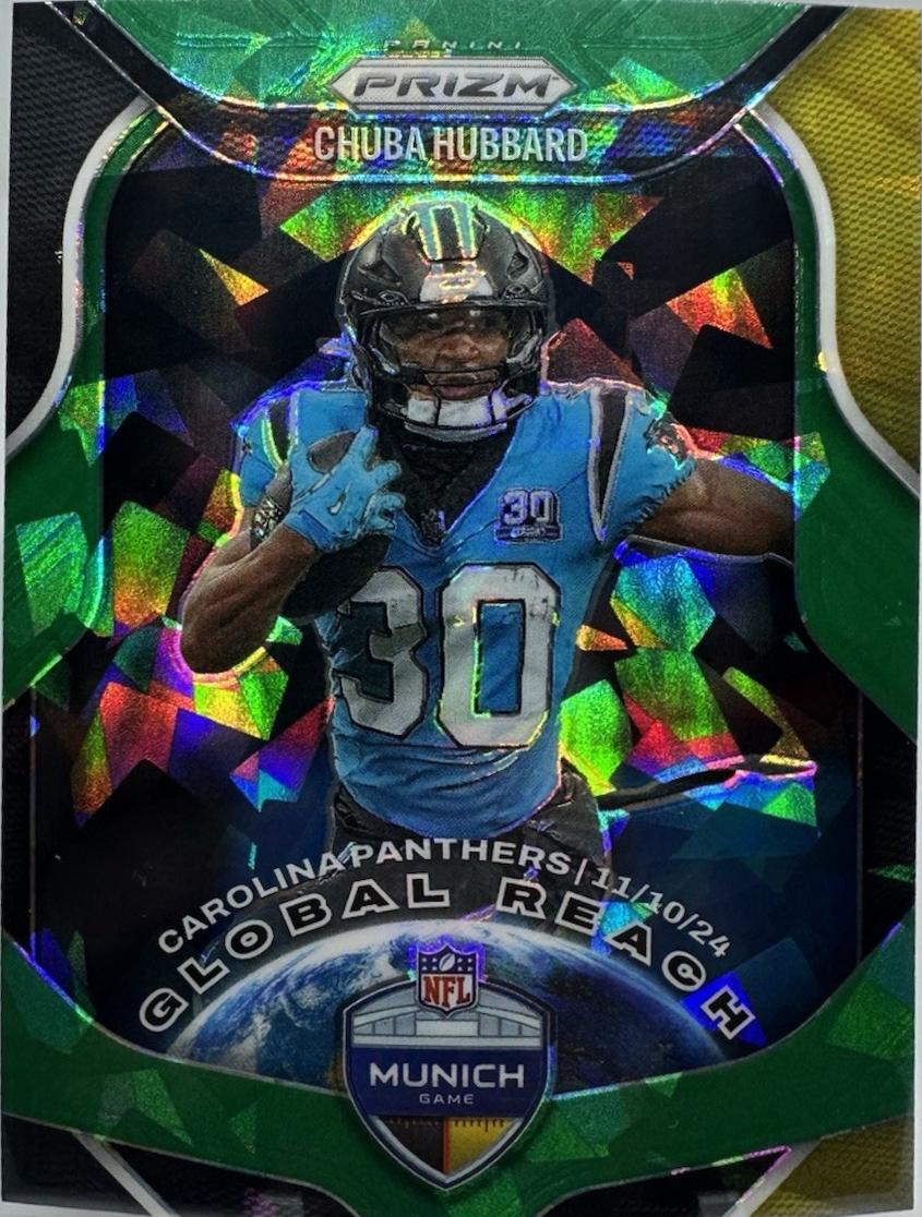 Chuba Hubbard [Green Ice] #9