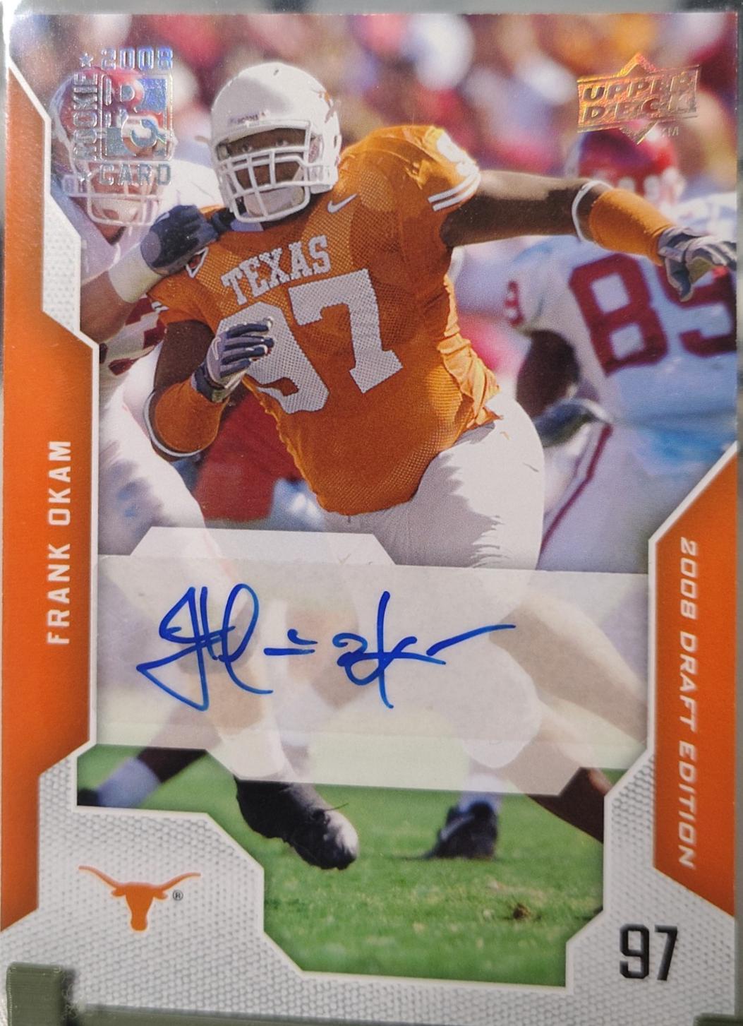 Frank Okam [Autograph Blue] #38