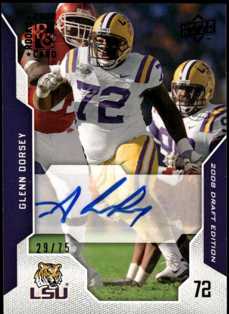 Glenn Dorsey [Autograph Blue] #40