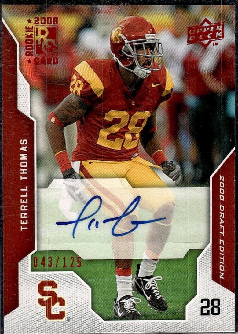 Terrell Thomas [Autograph Red] #94