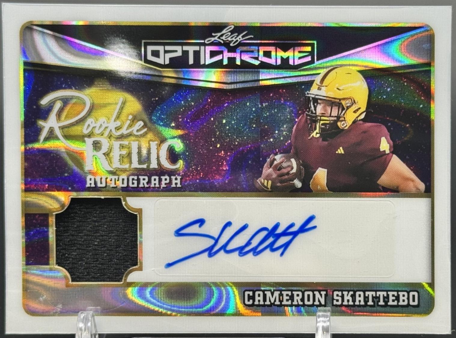Cameron Skattebo [Shimmer Purple] #RA-CS1