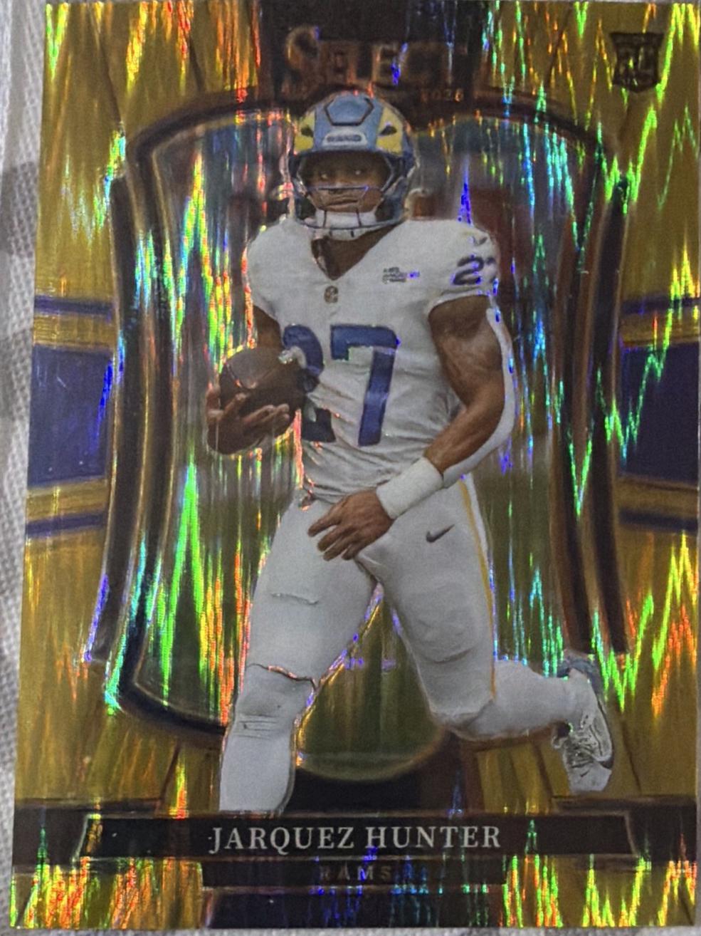 Jarquez Hunter [Gold Prizm] #119