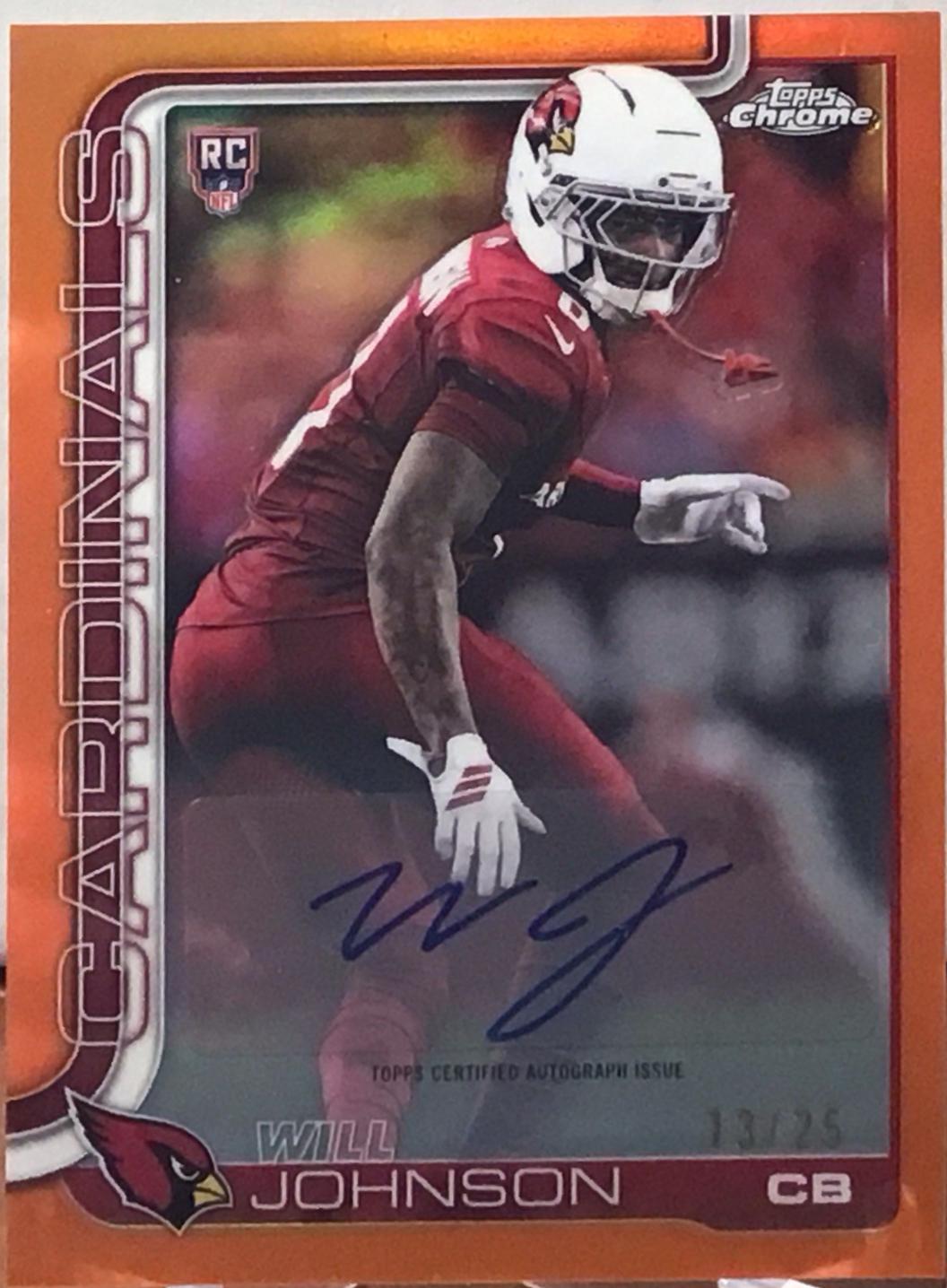 Will Johnson [Orange Refractor] #RRA-WJ