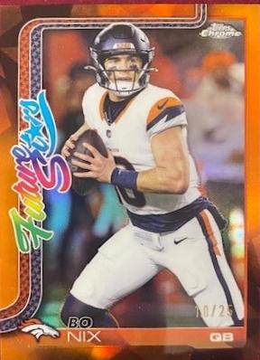 Bo Nix [Orange Refractor] #FS-15
