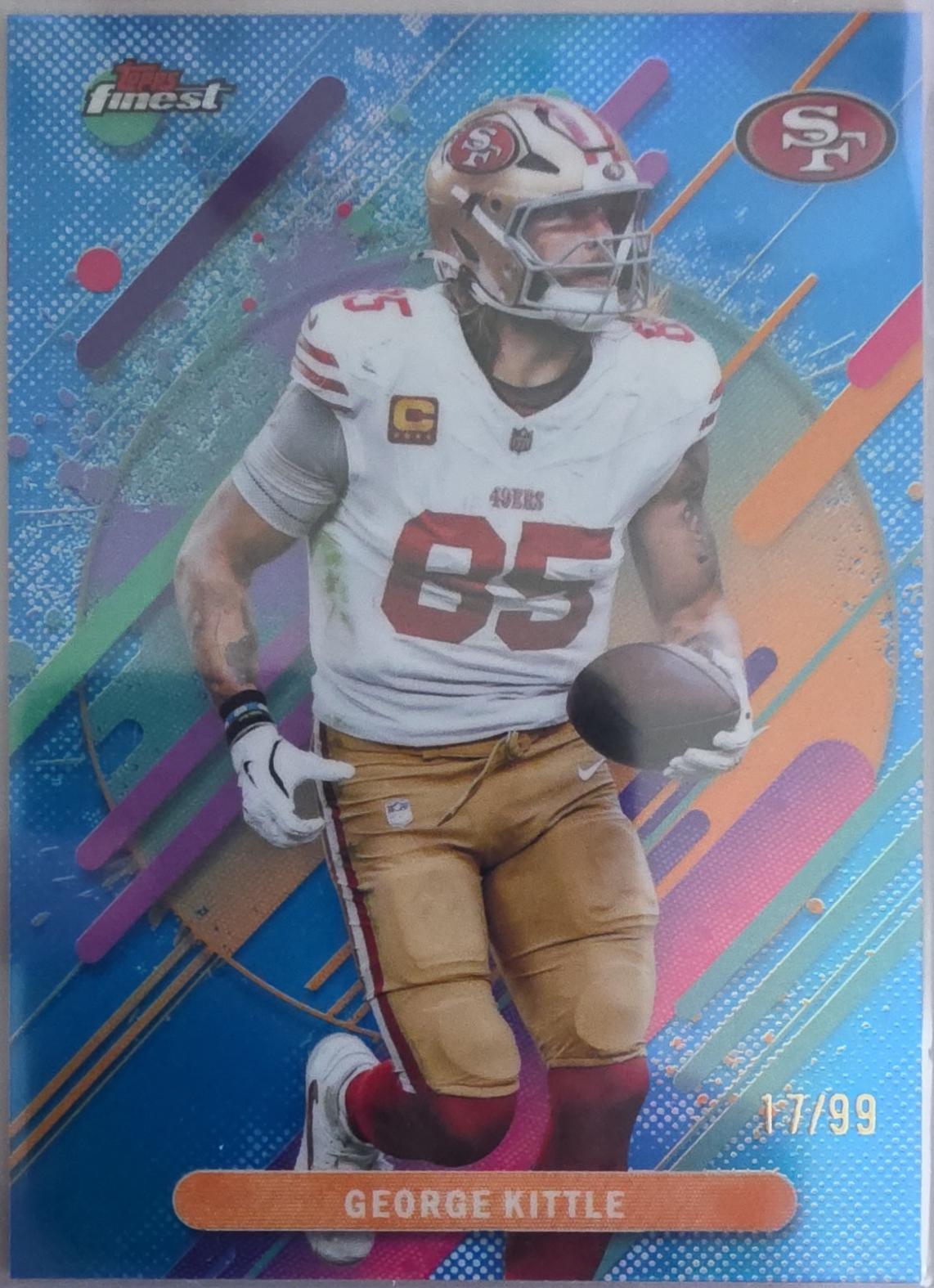 George Kittle [Blue X-Fractor] #278