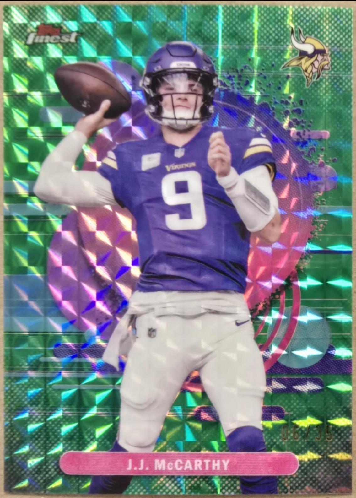 J.J. McCarthy [Green Geometric] #141