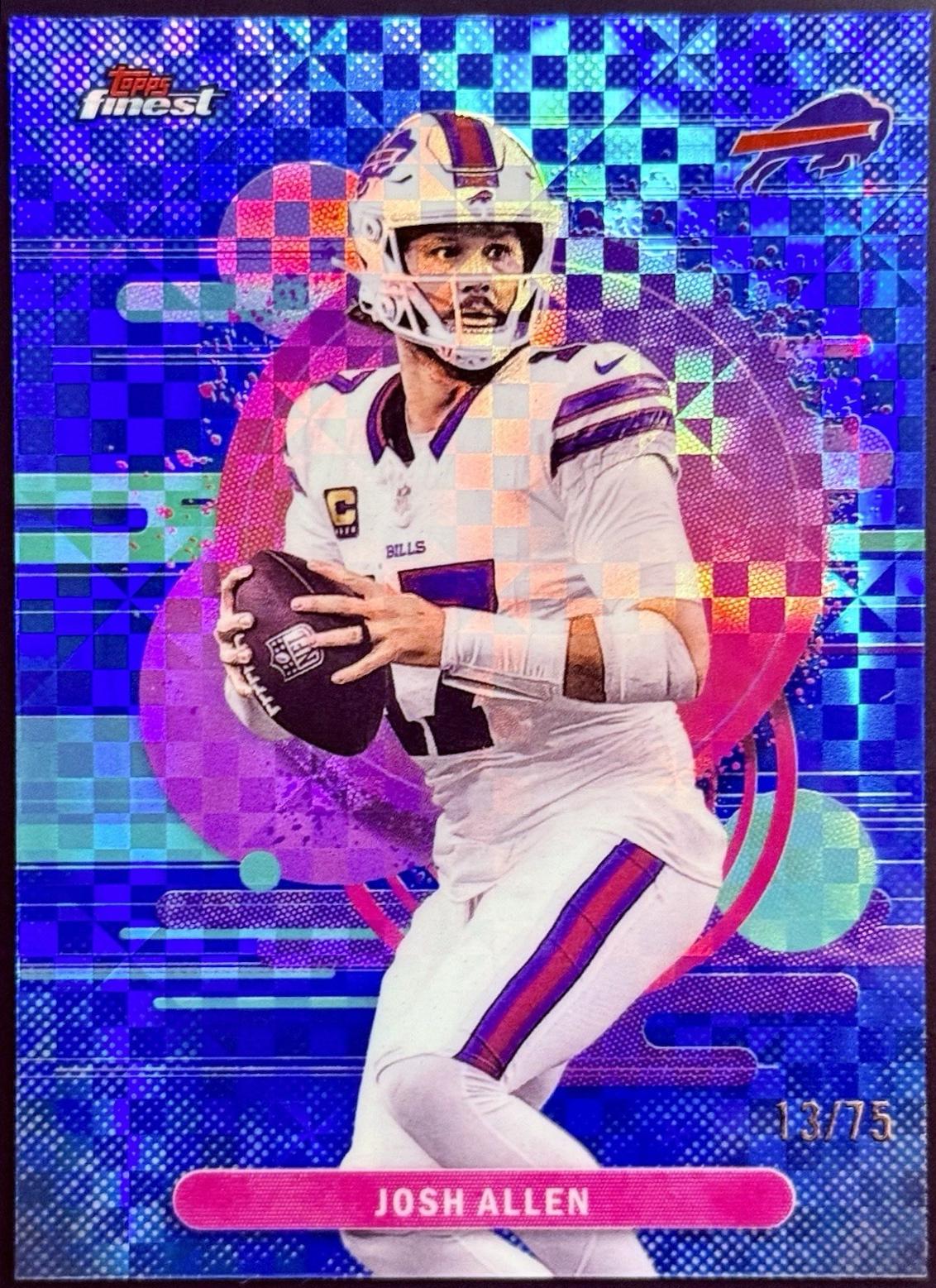Josh Allen [Blue X-Fractor] #125